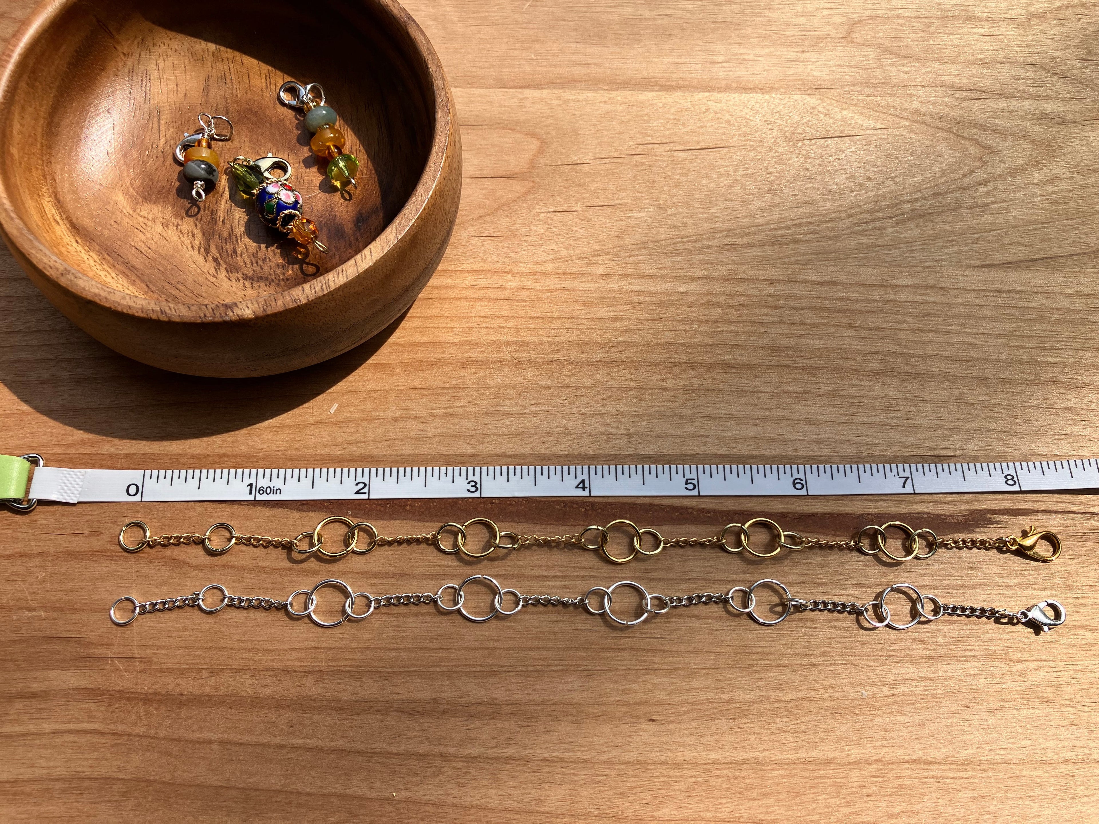 The Trellis Row Counting Bracelet